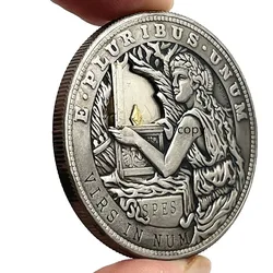 Mechanism Movable Coin Hobo Nickel Pandora`s Box Morgan Dollar Roman Booteen Amazing Art Creative Gift