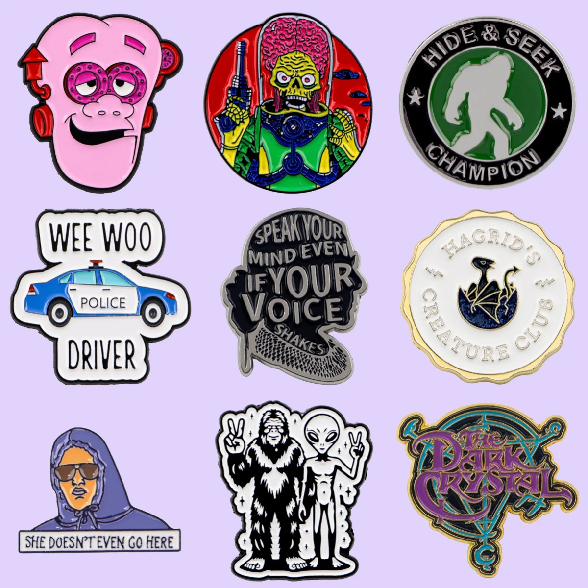 

Feminism Enamel Pins Badges on Backpack Metal Brooches For Clothing Lapel Pins Accessories Fashion Jewelry Gifts