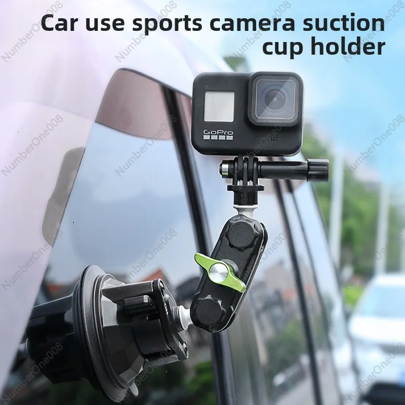 LanParte Motion Camera Car Shooting Holder Universal Hand Metal Suction Cup Off-Road Mobile Phone Holder