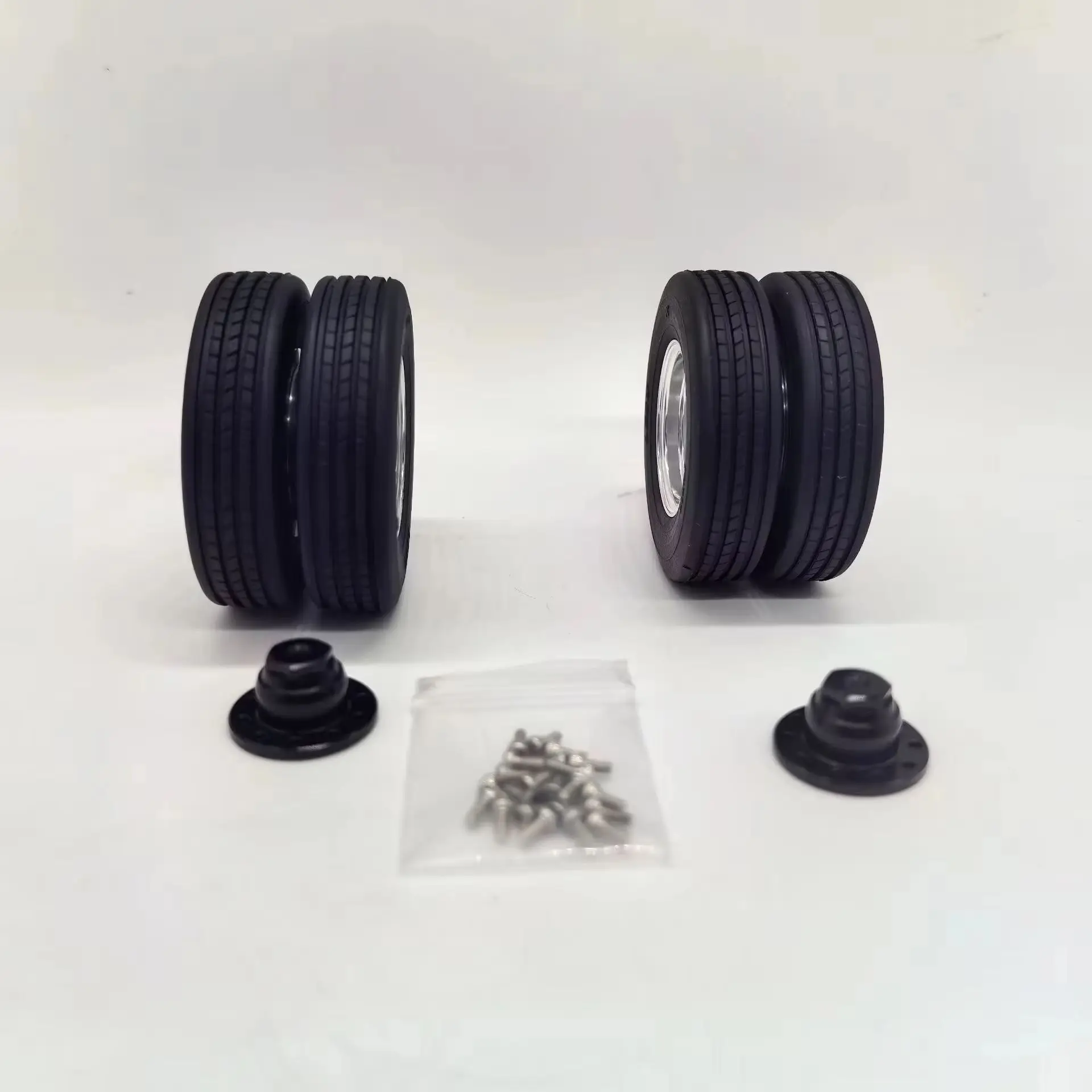 Lesu 1/14 Tire W-2020 52mm Diameter Truck Aluminum Alloy Wheel For Tamiya 1 14 Tractor Semi-trailer Trailer Parts Accessories