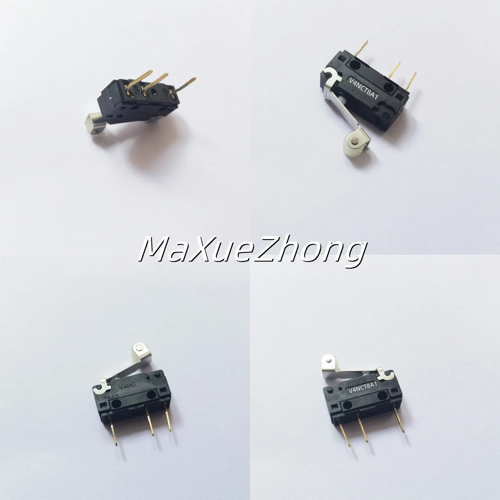 Original new 100% V4NC micro switch 3pin with roller swing lever travel limit press switch V4NCT8A1 5A250V