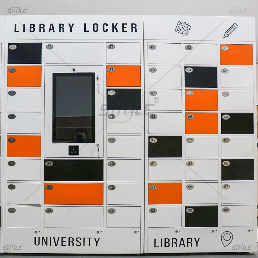 SMILE Smart Parcel Locker Express Cabinet Galvanized Steel Construction Customized Color Free Delivery Inteligente Box For