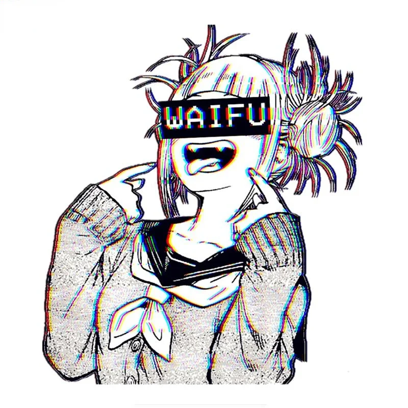 

New Design Cool Hot Selling Emiko Toga Waifu Waterproof Vinyl Decal Car Bumper Laptop Window Decal, 12cm