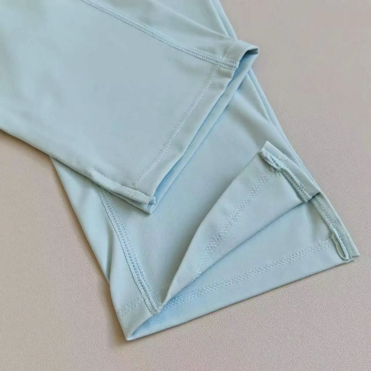 Nackte Yoga-Hose für Damen, dehnbar, hochtailliert, Hüftlift, Bauchtraining, Fitness, Supermodel-Cropped-Hose, Sport-Laufhose – Detail 12