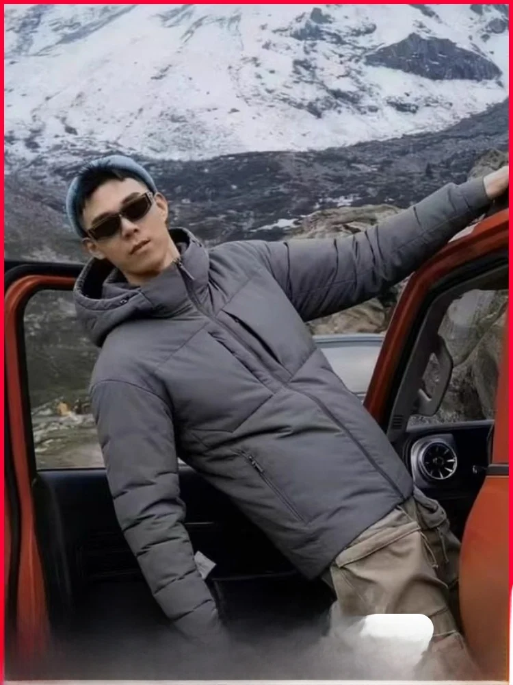 

Top Notch! Du Jia 80 Pieces! Winter Outdoor Men's And Women's Hooded down Jaet Waterproof Windproof Faionable