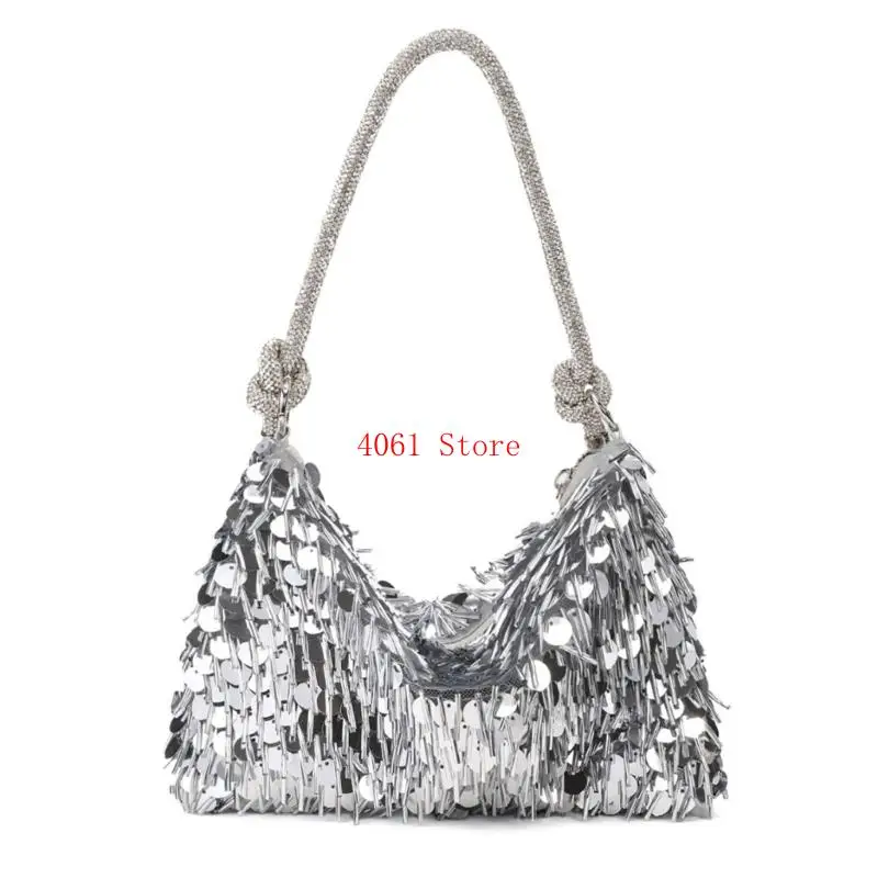 

Women Bag Elegant Underarm Bag Sequins Clutches Bag Evening Bag Fashion Shoulder Bag Wedding Evening Handbag