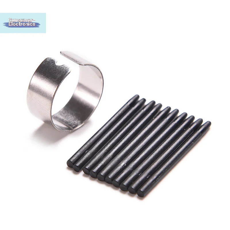 【10Pcs Black Replacement Pen Nibs Only For Wacom BAMBOO CTE MTE CTL CTH SP】