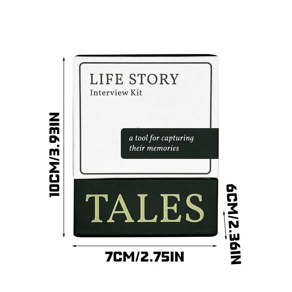 150 Life Story Interview Kit Cards Relationship Family Conversation Cards Get to Know Parents and Grandparents for Family Game