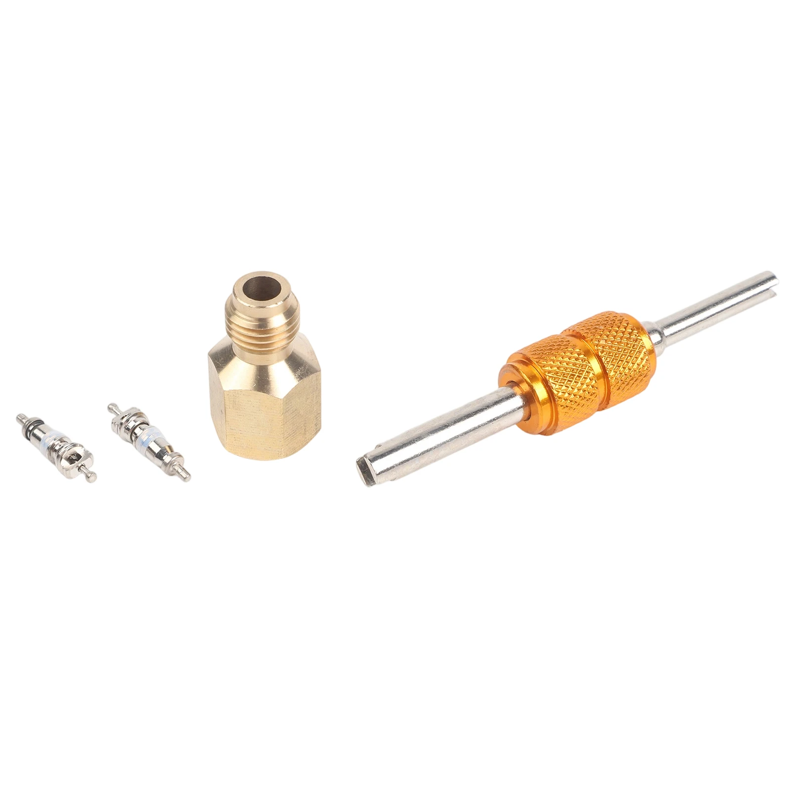 For Refrigeration Equipment HVAC Tool Brass 1 4 And 5 16 Installer Tool Port Adapter For Air Conditioning Systems