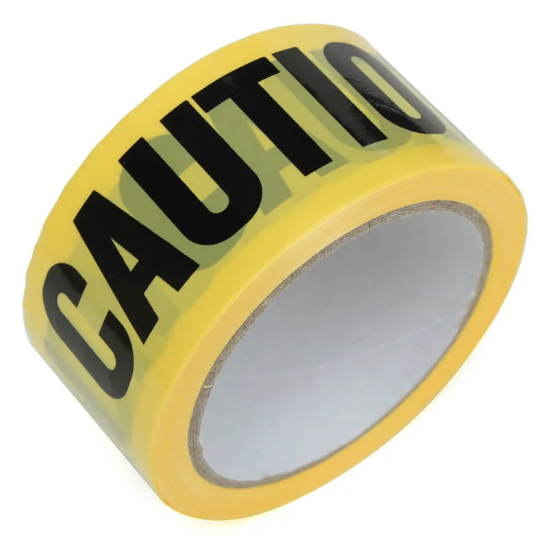 25mx5cm Roll Yellow Caution Tape for Safety Barrier for Police Barricade for Contractors New Arrival