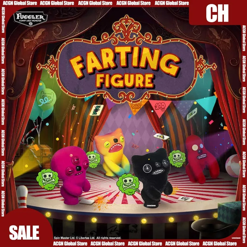 

10cm FUGGLER Sound Producing Toys Touch Sensitive Farting Sound Models Toy Ornaments Cute Manga Collection Gifts Kids Toys