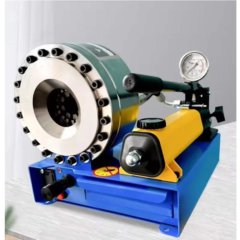 NEW Crimping Machine Manual Hydraulic Press Household High Pressure Oil Explosion-proof Pipe Brake with 7 molds 6