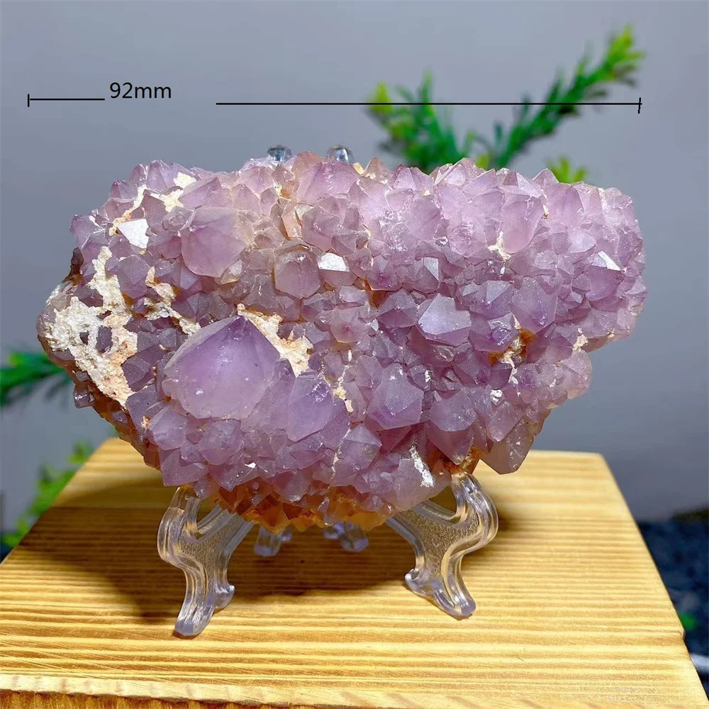 Amethyst Natural Specimen Geode Raw Quartz Purple Crystal Healing Stones Home Decoration Gift Section Cluster Gemstones