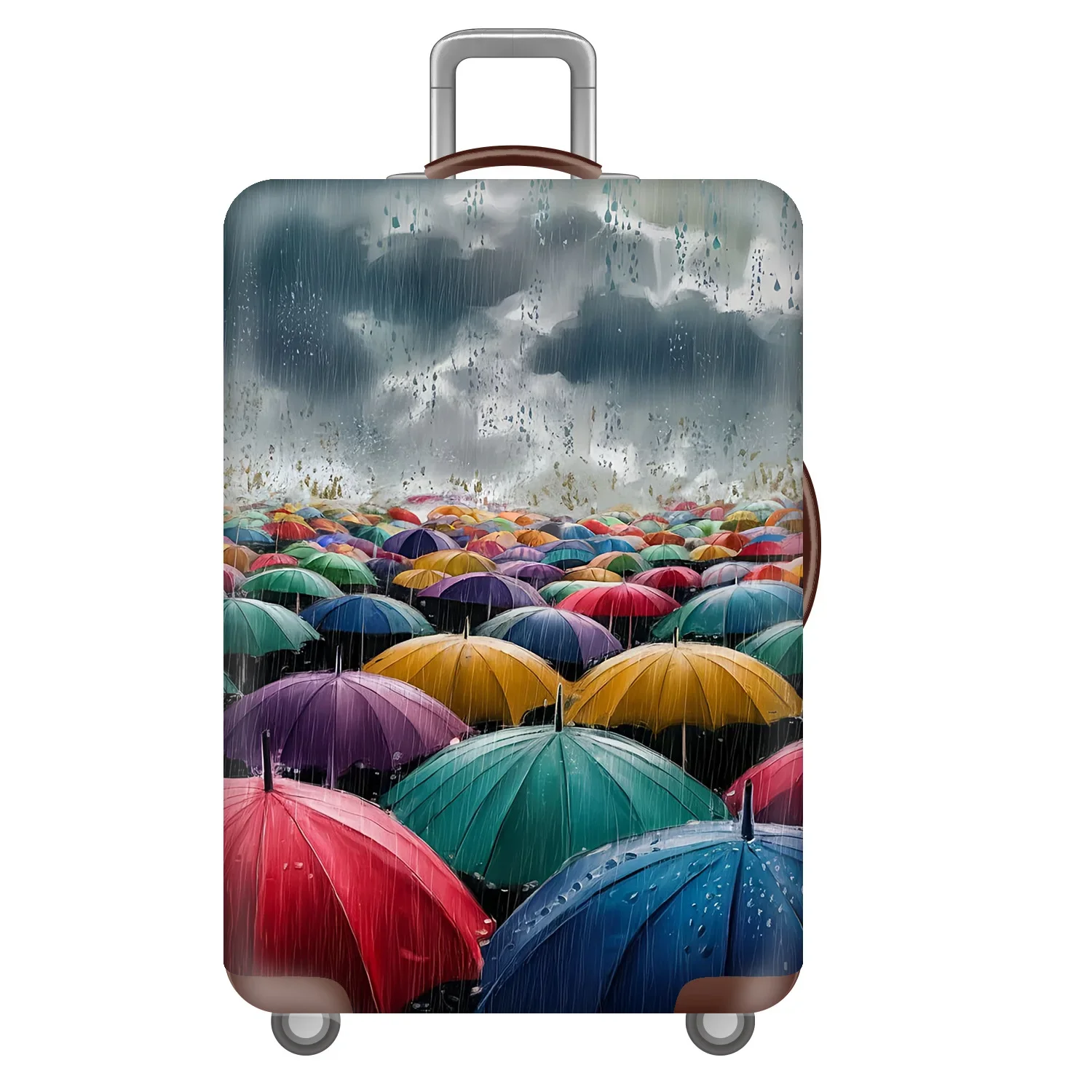 

Защитный чехол для багажа, чехол на тележке, дорожный пылезащитный эластичный чехол, сумка 18/20/24/28/30 дюймов, утолщенный, износостойкий