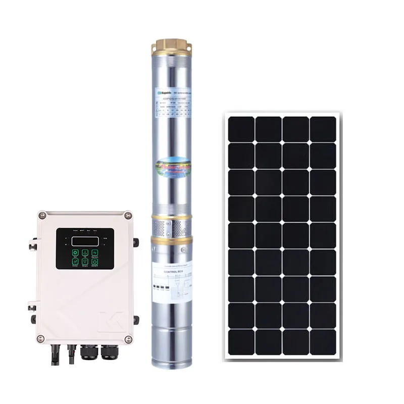 

4Inch 250W 28M High Efficiency Irrigation DC 24V Submersible Solar Power Deep Well Water Pump Kit