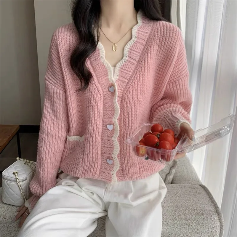 

Свитера Джемперы Женские молодежные женские топы Шерстяной меховой воротник Свободная посадка Аукционная однотонная художественная антикварная коллекция Ценный альтернативный