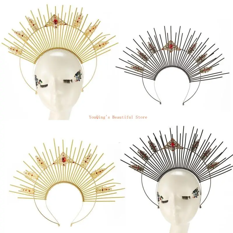 

N0HE Delicate Adult Cosplay Angel Hairhoop Make Up Special Hair Decors