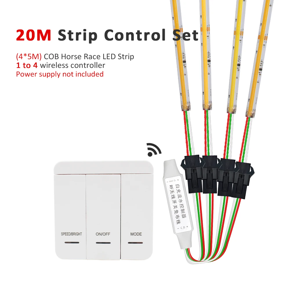 MJJC WS2811 COB LED Strip DC24V 9