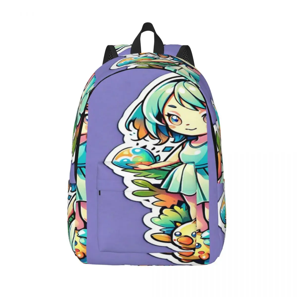 

Простой и стильный рюкзак в стиле аниме для маленьких девочек, холщовый рюкзак, рюкзаки