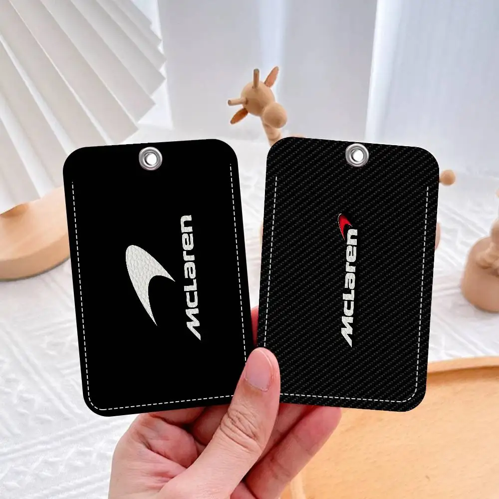

Модный автомобильный брелок-картхолдер M-McLaren A-Automotive из искусственной кожи, 1 шт., для ключей, брелок для ключей от двери, брелок для ID-карт