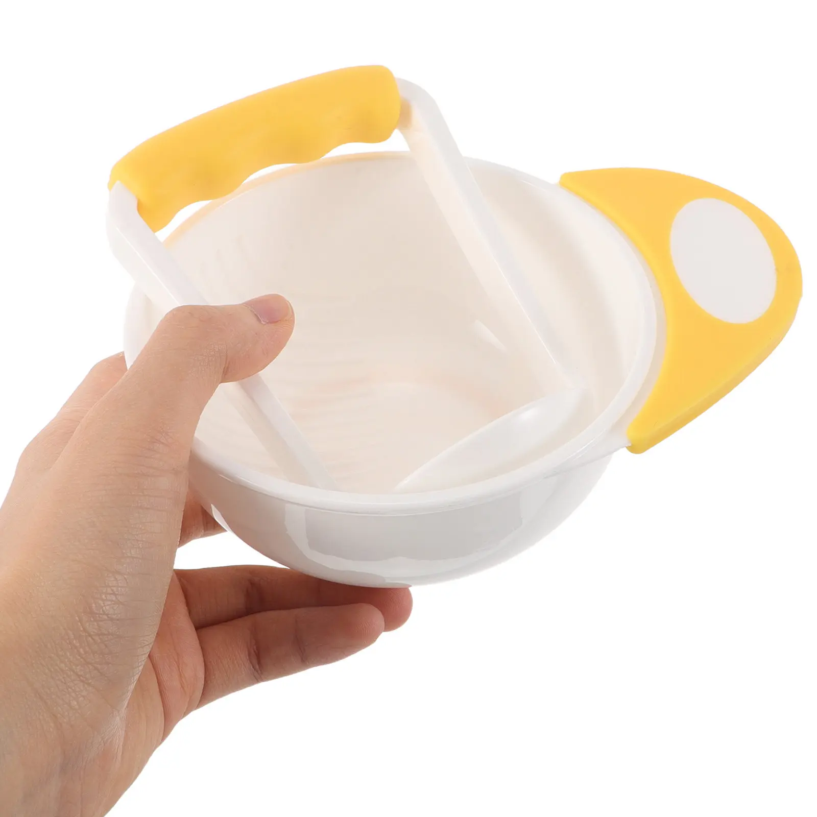 1Set Baby Food Masher Bowl Portable Ergonomic Baby Complementary Food Grinder Tool for Travel Outdoor Feeding Masher Bowl