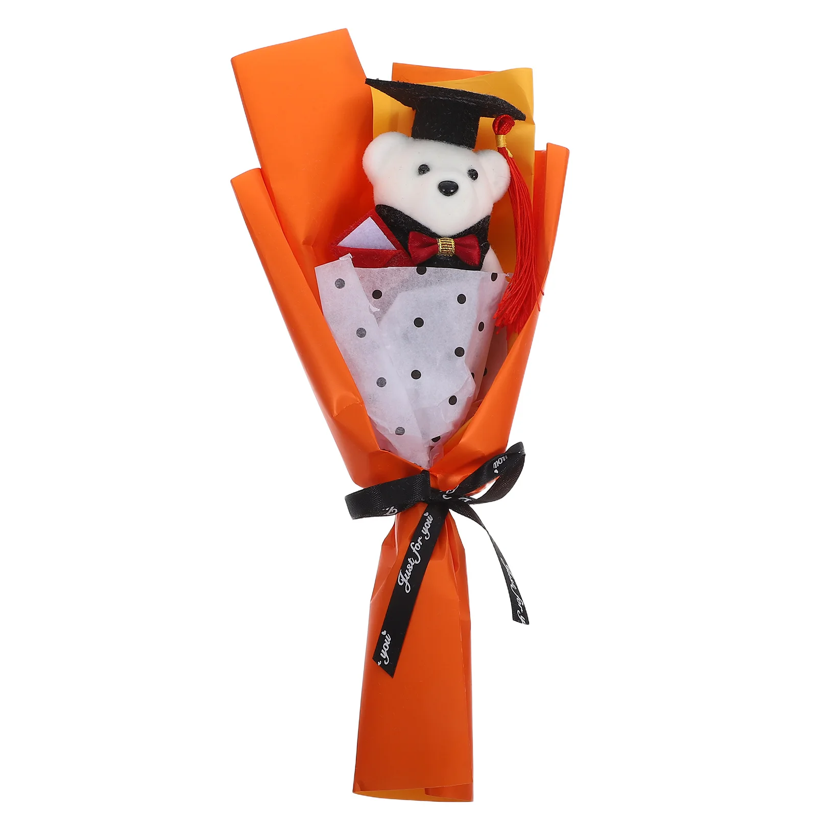 Afstuderen beer boeket knuffeldier decoratie partij foto prop uniek cadeau voor kleuterschool elementair midden hoog