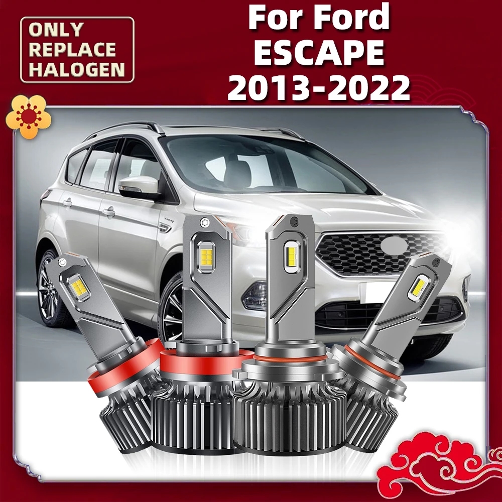 

CSP Luces Vehicle Powerful High Low Beam Led Headlamp 12V Bulb For Ford Escape 2022 2021 2020 2019 2018 2017 2016 2015 2014 2013