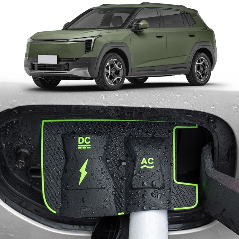 

New Energy Car Rain Shield Sticker EV Charging Port Waterproof Protector Cover Fit For Dongfeng 007 eπ008 VIGO 2024 2025 2026