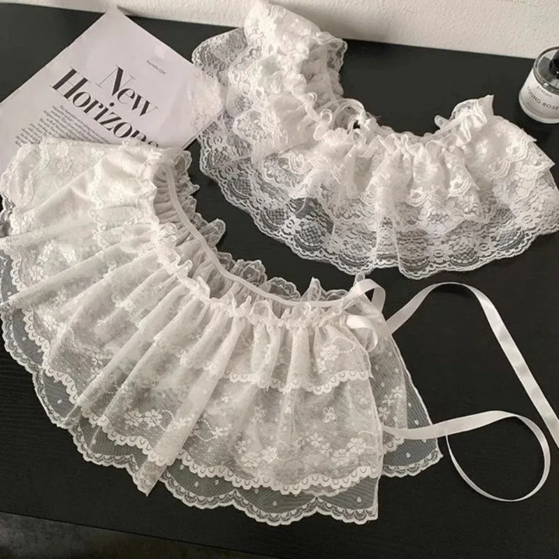 

Women Y2K Korean Lace Mini Layered Skirt Streetwear Lace Up Ruffles Harajuku High Waist Pleated Ladies Jupe Skirts Clothes