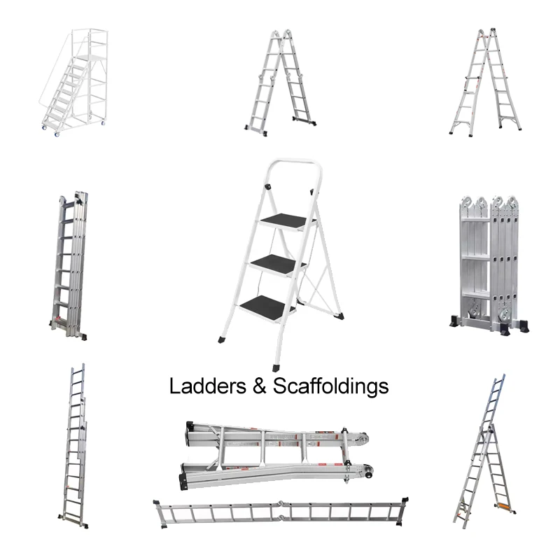 Inkoopagent Opvouwbare professionele ladder Steigers Opvouwbare multifunctionele steigerplatform Aluminium trapladders