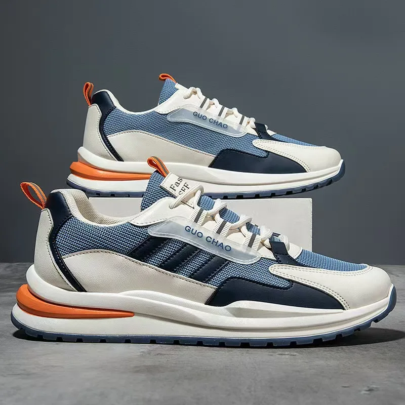 Brand Men's Sneakers New Summer Mesh Breathable Athletic Running Shoes for Men Lightweight Training Shoes Tenis Masculino 2025