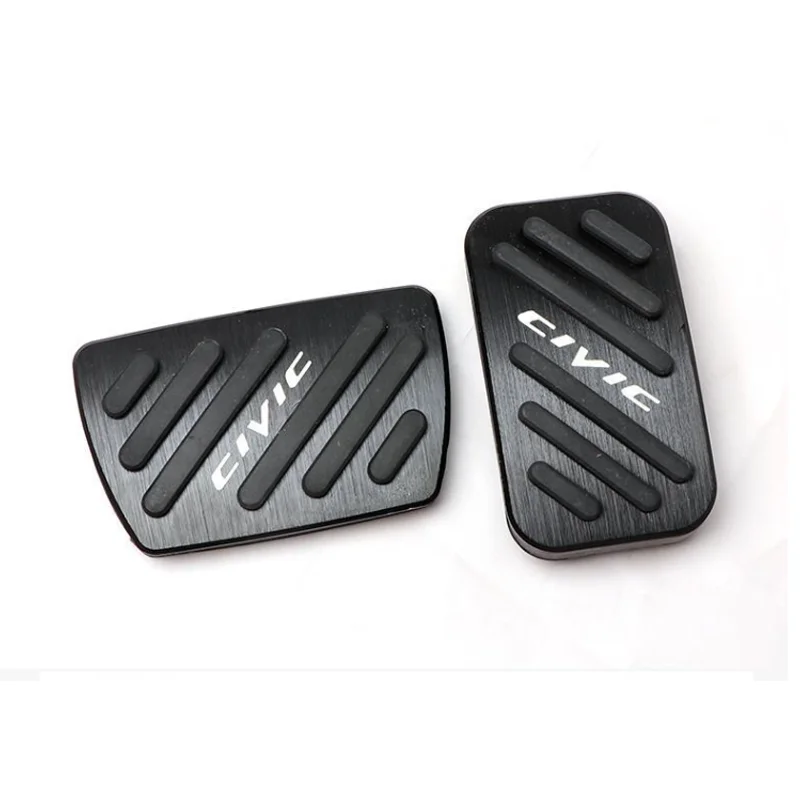 Car Foot Pedals for Honda Civic HEV FE 11th 2022 2023 Gas Accelerator Brake Stainless Steel Non-slip No Drilling Pedal Cover Pad