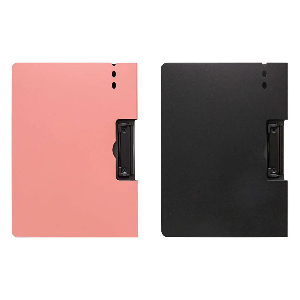 

2pcs A4 Writing Clipboards Smooth Surface Rounded Corners Paper Holder For Office School Work Document Organizers