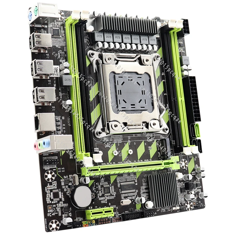 X79 Mainboard DDR3 Computer Motherboard LGA-2011 Socket Micro-ATX Motherboard Max Supports 128GB RAM for Desktop