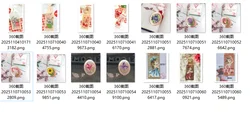 Cross Stitch Bookmarks Animal Flower Patterns Handmade Embroidery Fabric Needlework Crafts Cross Stitch Kits   Flowers