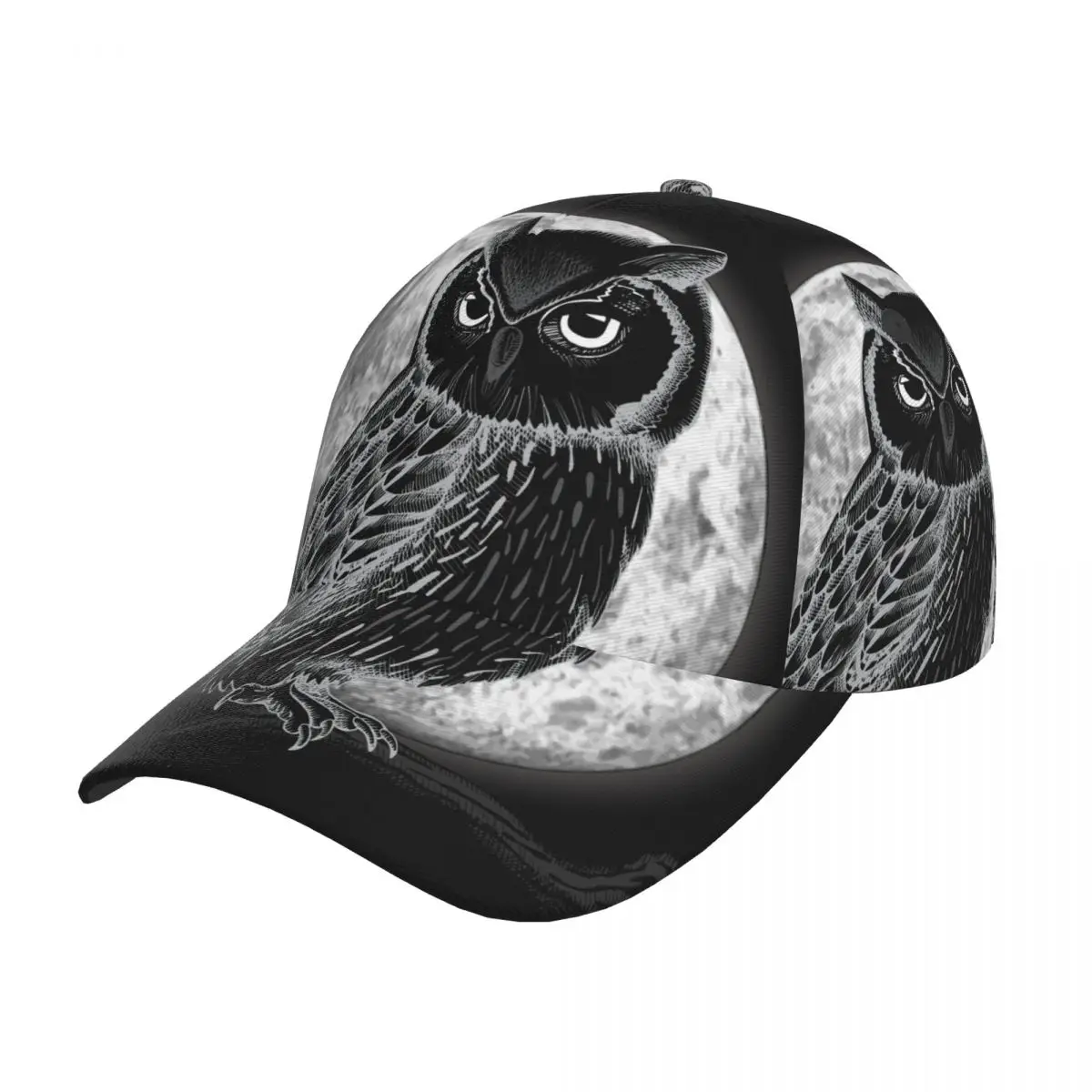 

Golf hat men Baseball Cap Sports Owl Moon Casual Snapback Hat Fashion Outdoor Hip Hop Hats For Men Women Unisex