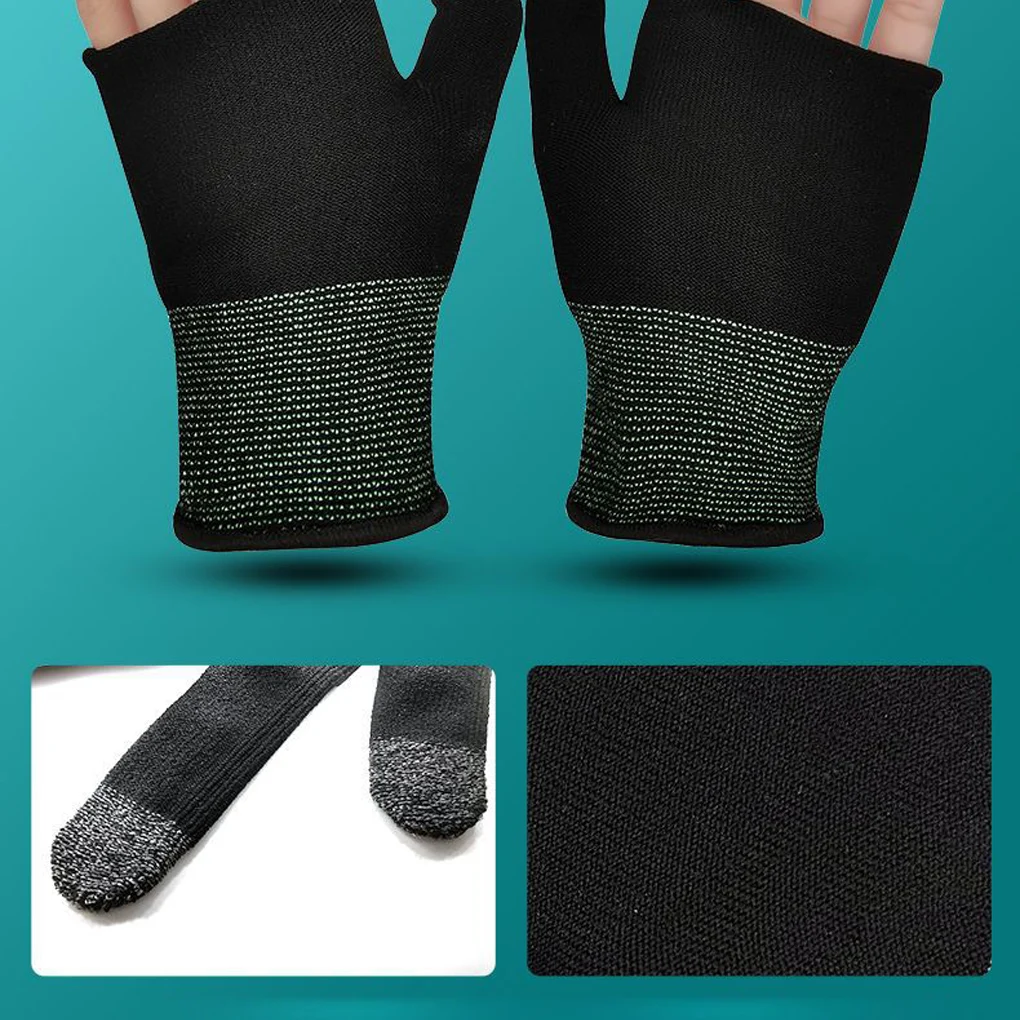 1 paio di manicotti per dita da gioco Controller guanti Touch Screen sensibile portatile riutilizzabile gioco Mobile copertura per ciclismo