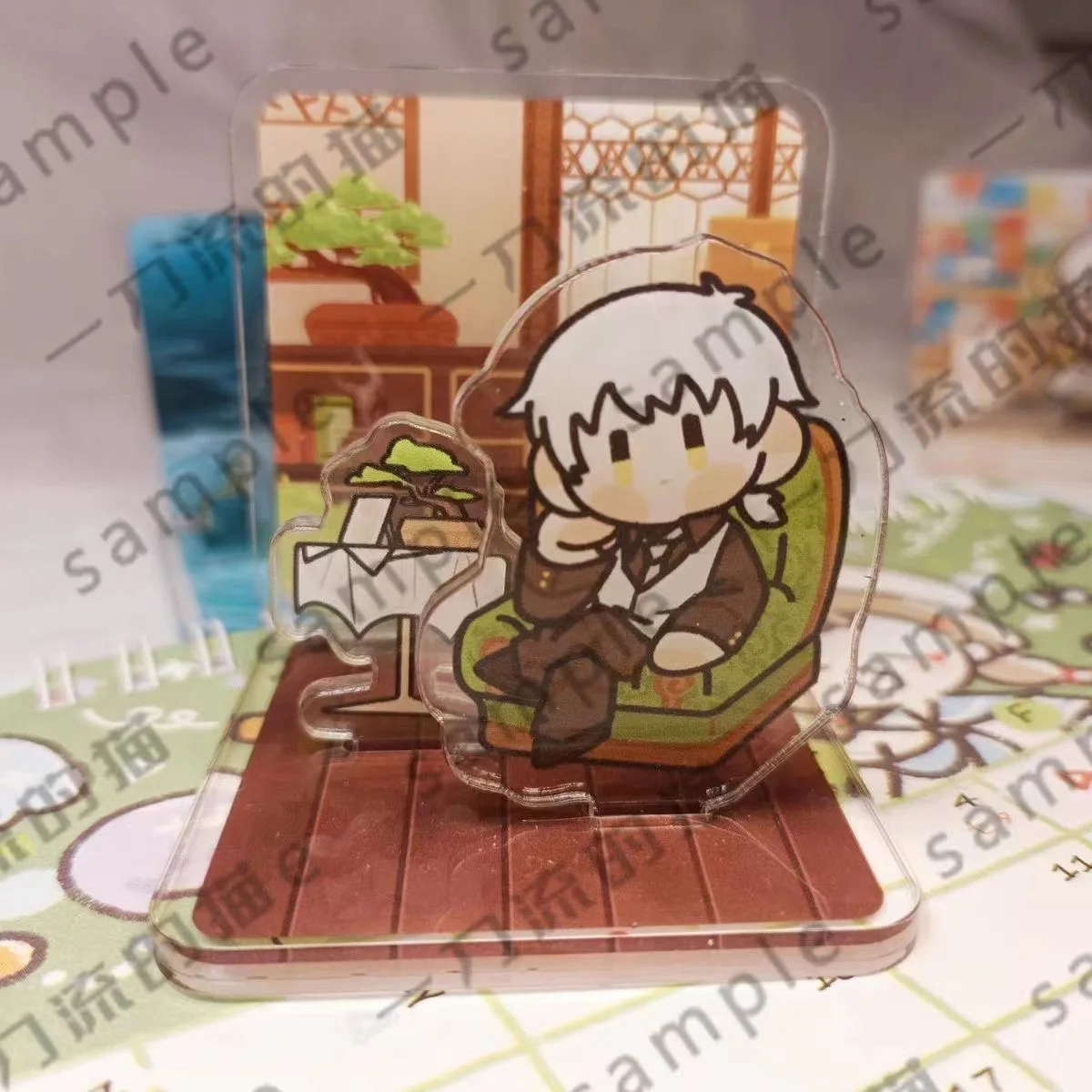 

New Collapse Star Dome Railway White Erwan Enemy Cosplay Keychain Pendant Bag Hanging Acrylic