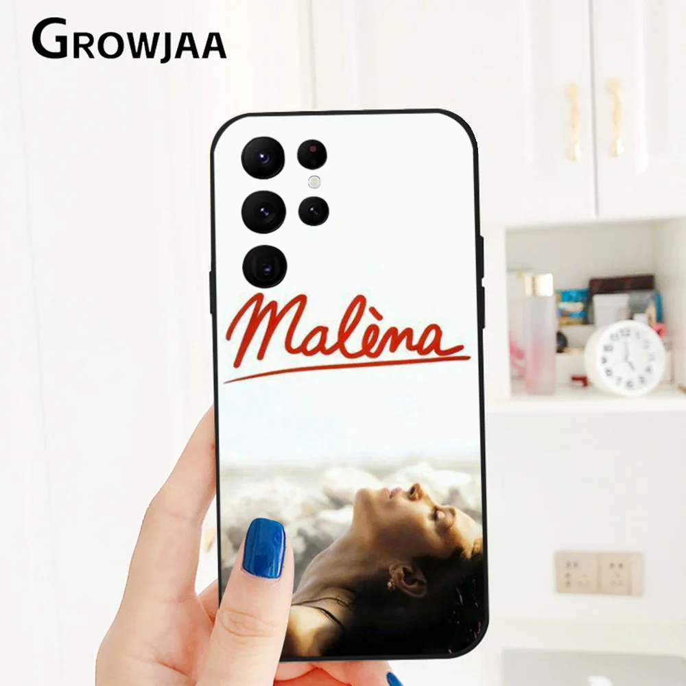 M-MALENA Movie Phone Case for Samsung Galaxy S24 Ultra S22 S23 Ultra S21 S20 5G Protective Silicone TPU Funda Anti Drop Cover