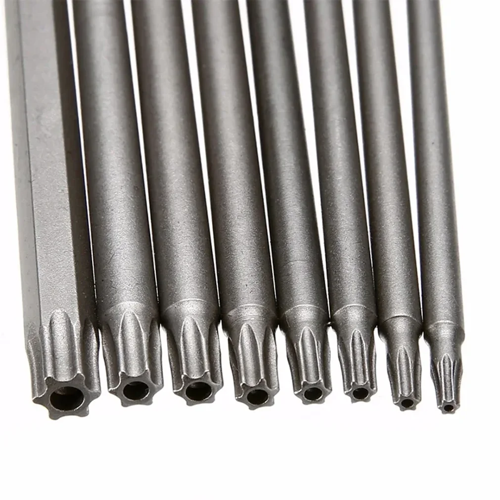 8Pcs/Set Torx Screwdriver Bit 1/4'' Shank Hex Wind Drill Head  Screw Wrench Magnetic Star T8 T10 T15 T20 T25 T27 T30 T40