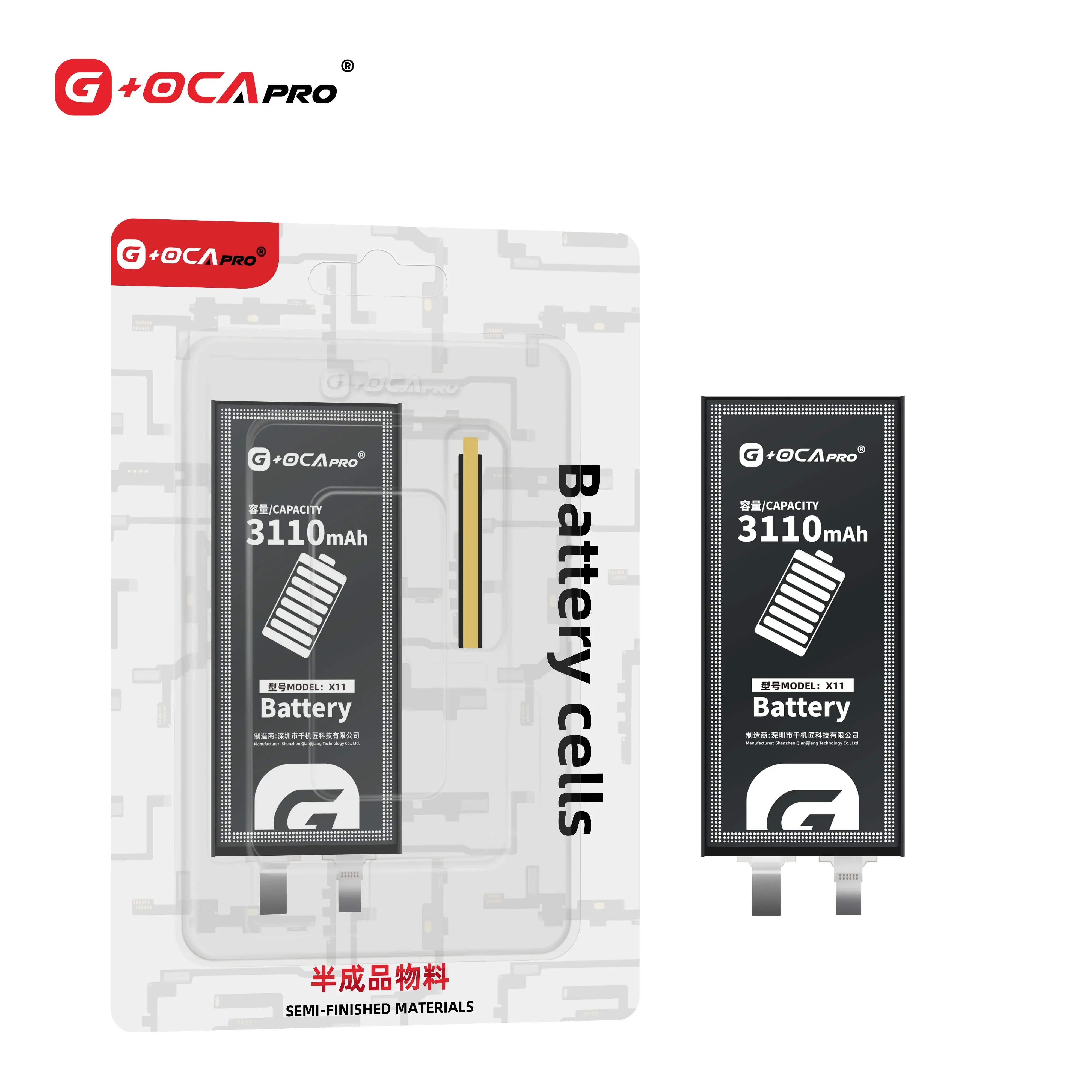 G+OCA pro New original solution battery without cable for iPhone x xr xs max 11 12 13 14 replacement battery Fix popup problem