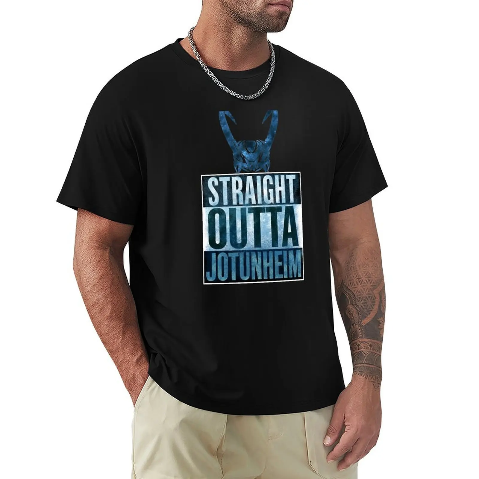 

Straight Outta Jotunheim T-Shirt luxury t-shirt oversized black t shirts for men