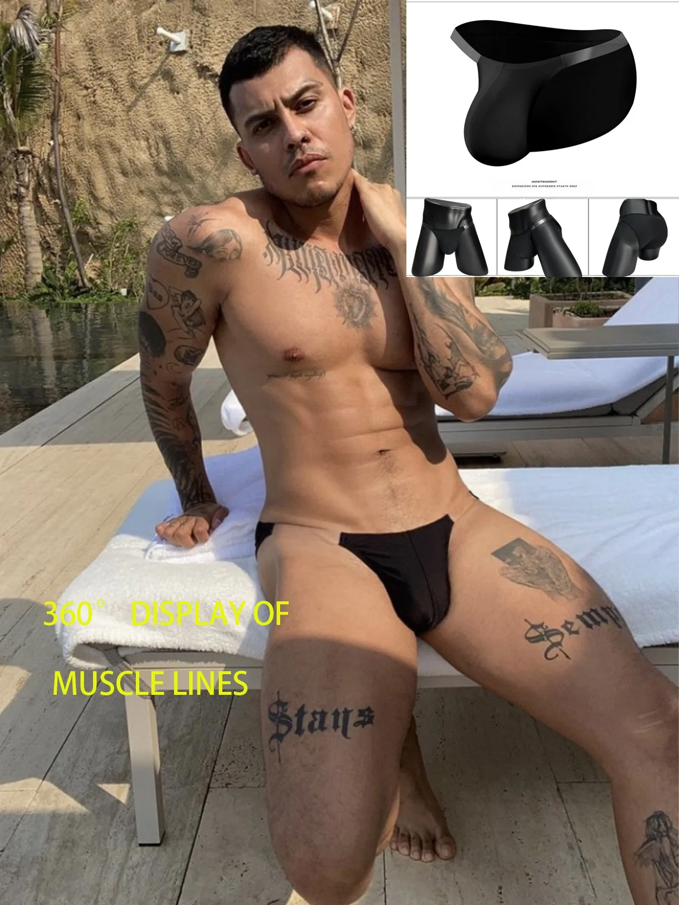 Men's Sheer Waistband Modal Briefs - Contoured Pouch Lift & Support Quick-Dry Stretch Fit Trendy Comfort Underwear