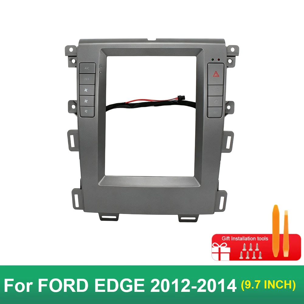 9.7 Inch Radio Fascia Fram Car Android Stereo Dashboard Panel Trim Kit For FORD EDGE 2012-2014