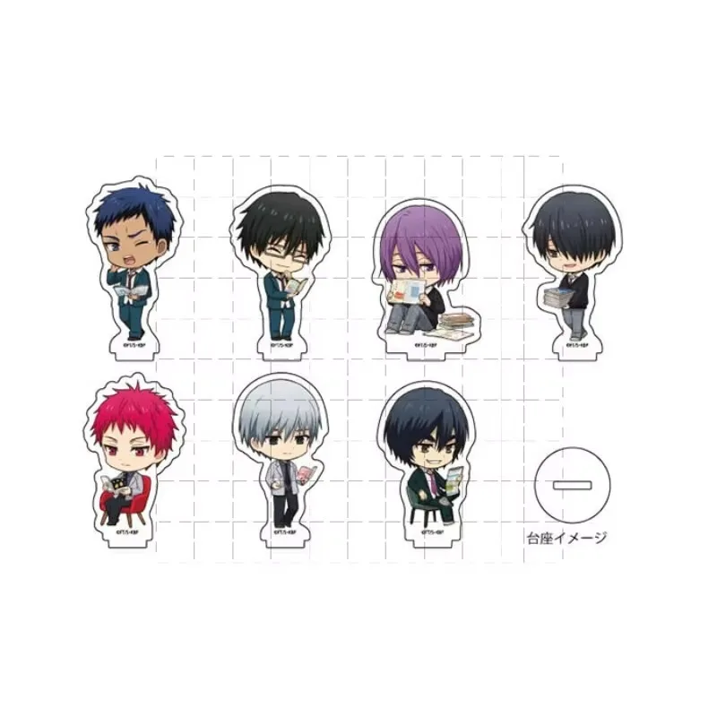 

Anime Shintaro Midorima Seijuro Akashi Acrylic Stand Doll Tetsuya Taiga Atsushi Murasakibara Mini Figure Model Cosplay Toy Gift