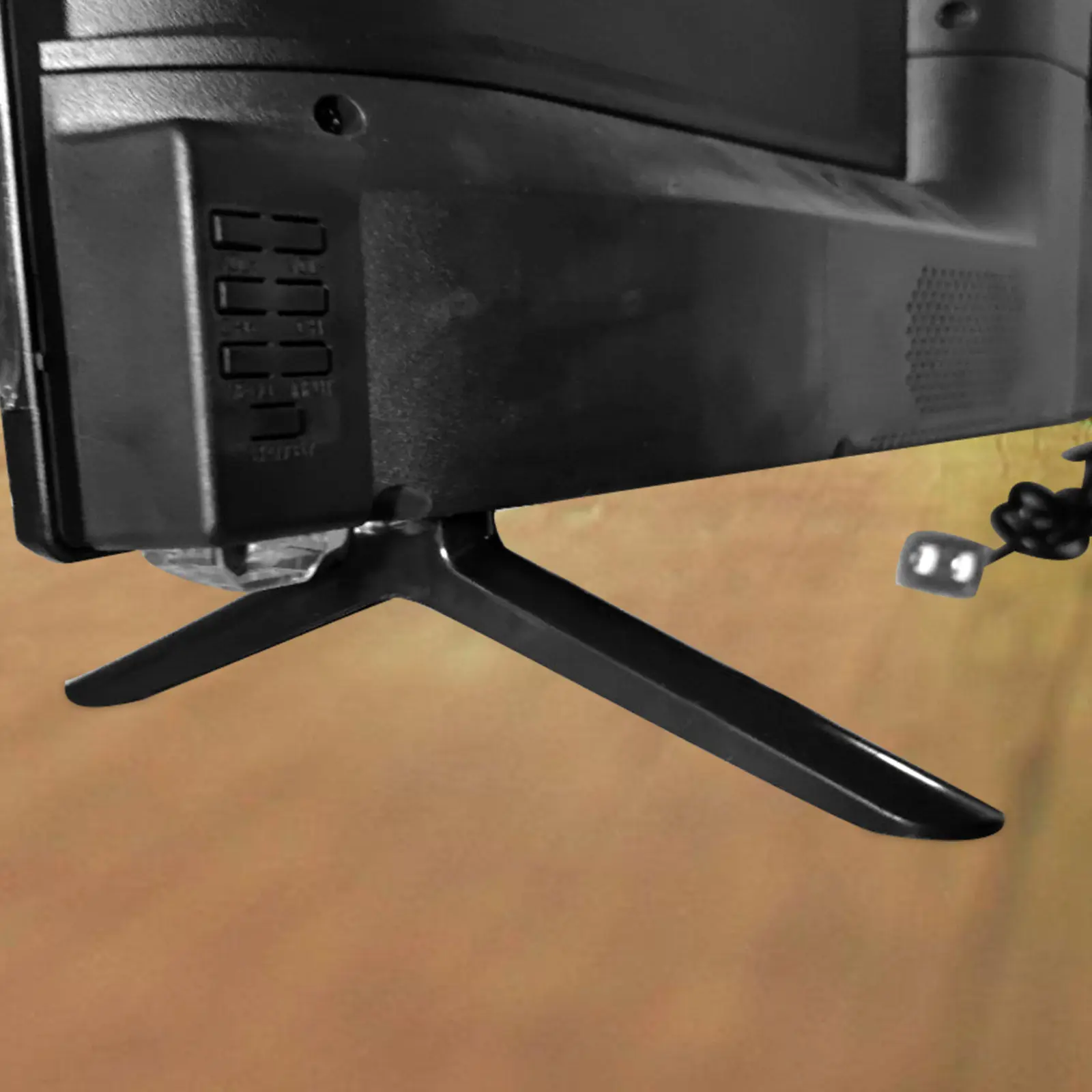 TV Smart Stand Base Tabletop Legs Feets Black Anti-Slip Pedestal Smart Tvs Tabletop Base Stand Legs With Screws For 32inch TV
