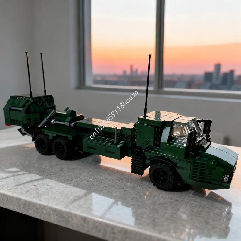 

948pcs MOC Minifig scale Archer self propelled Model Building blocks toys Architecture Christmas gift DIY creative Brick Kids