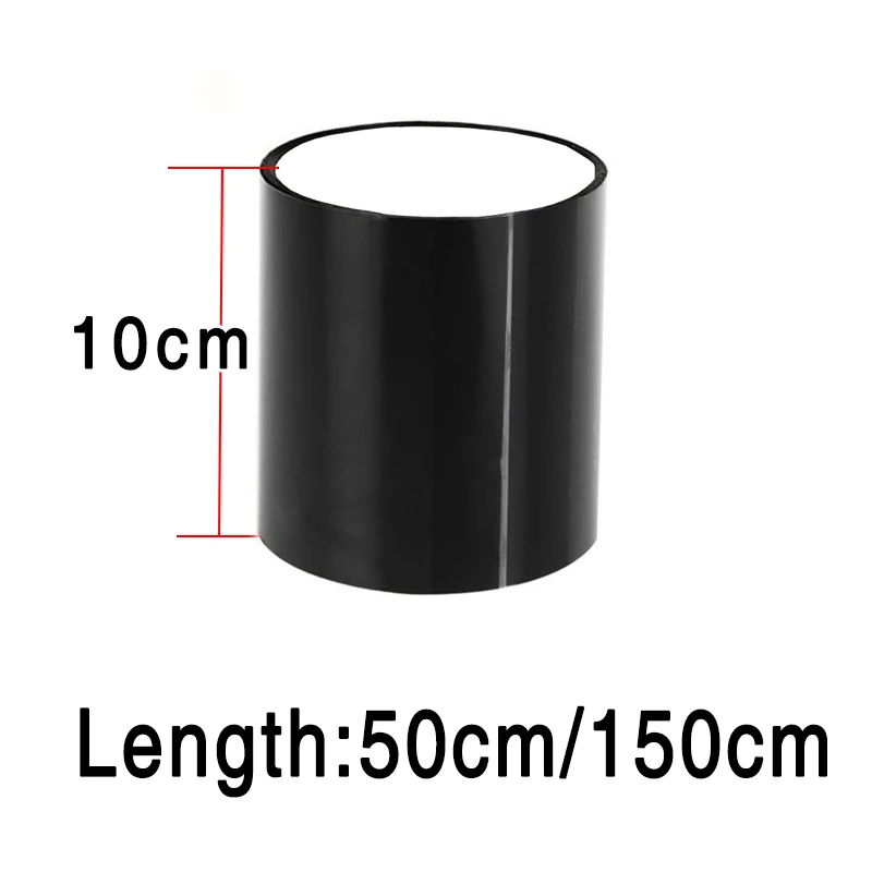 10cm Black Strong Leak Sealing Waterproof Tape,High Strength Toughness,For Swimming Ring,Tent,Basin,Quick Repair Of Water Pipe