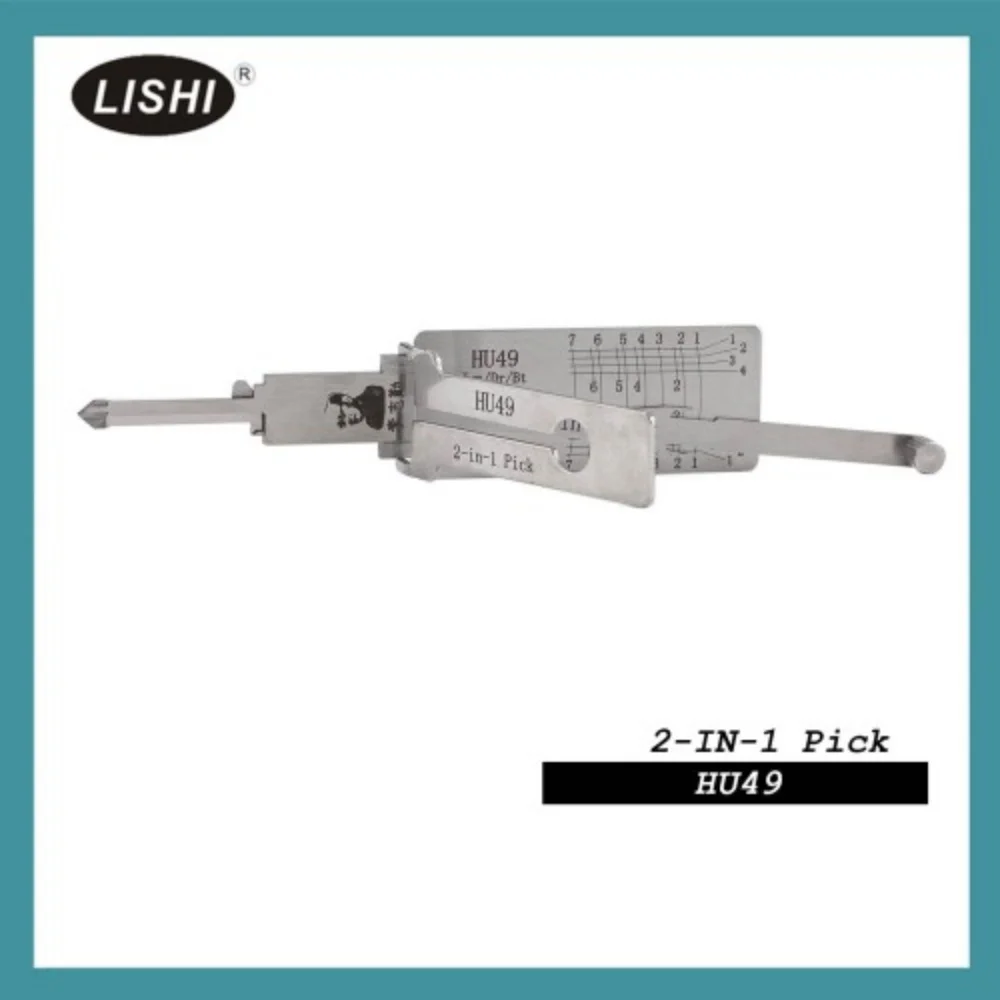 

LISHI HU49 2-в-1 инструмент для вскрытия замков и декодирования ключей для Jetta Santana