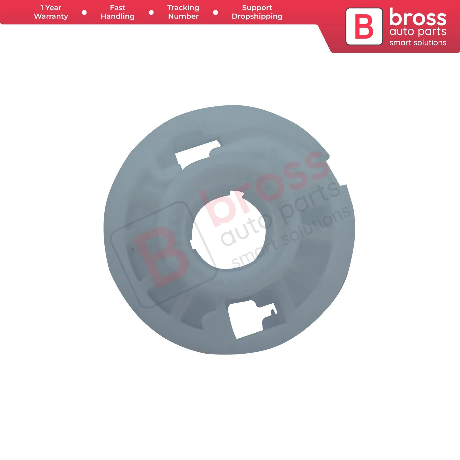 

Bross Auto Parts BWR5206 Window Regulator Repair Wheel Pulley Rear Right Door 2 H7839402 for VW Amarok Golf 7 Ship from Turkey